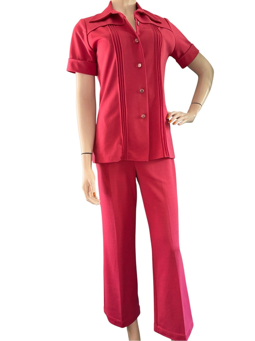 Vintage 70s Polyester Pant Suit
